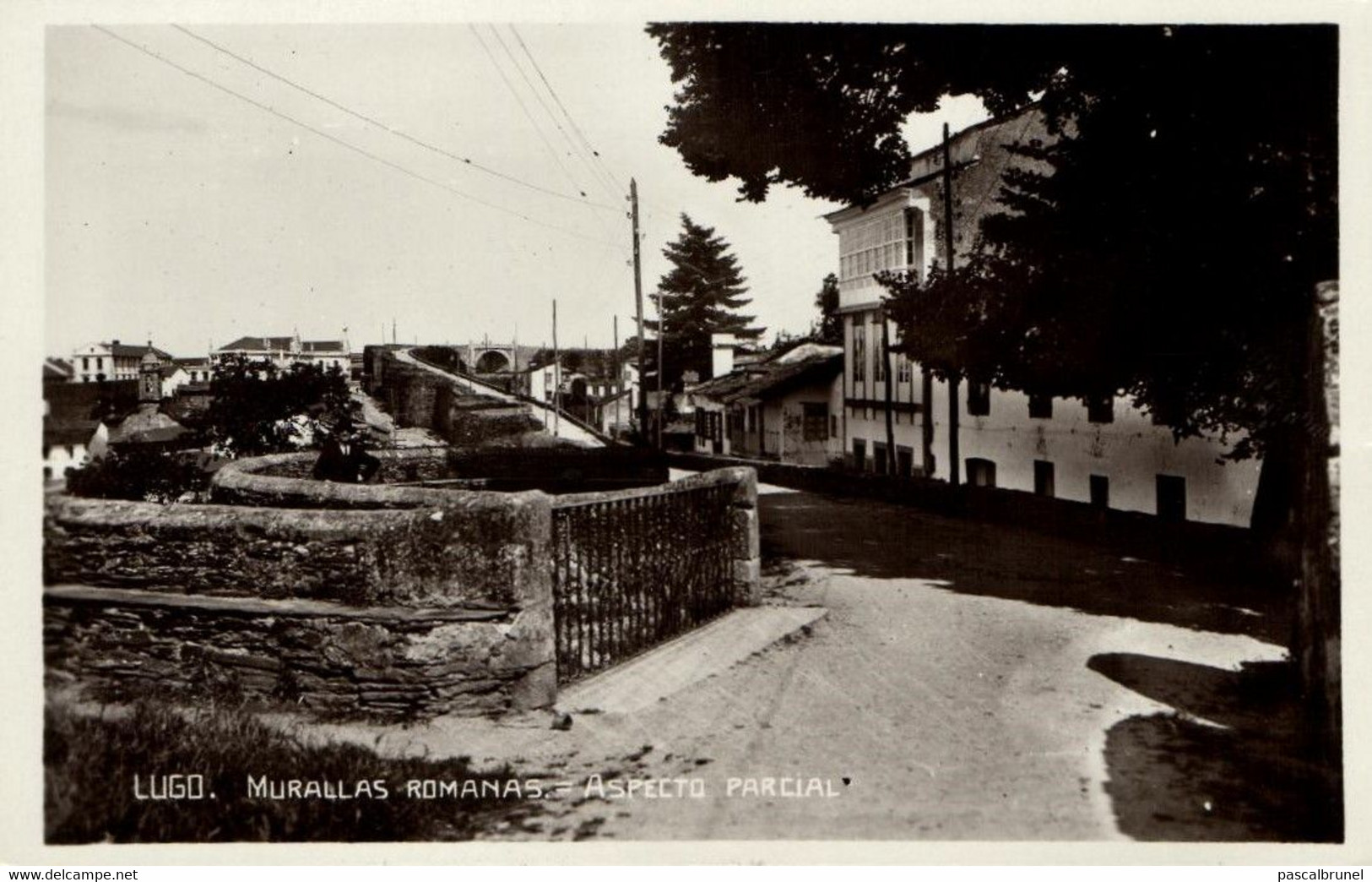 LUGO - MURALLAS ROMANAS - ASPECTO PARCIAL - MURAILLE ROMAINE - ASPECT PARTIEL - Lugo