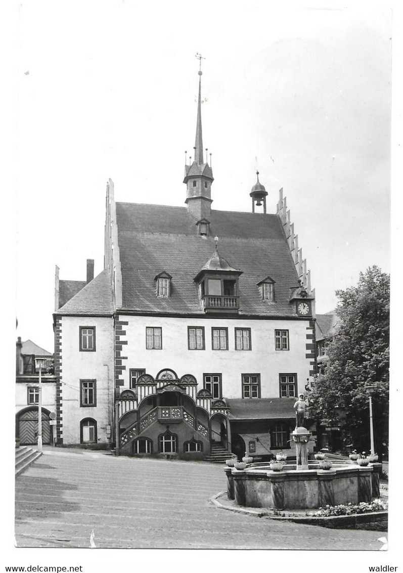 6840  PÖSSNECK - RATHAUS  1984 - Poessneck