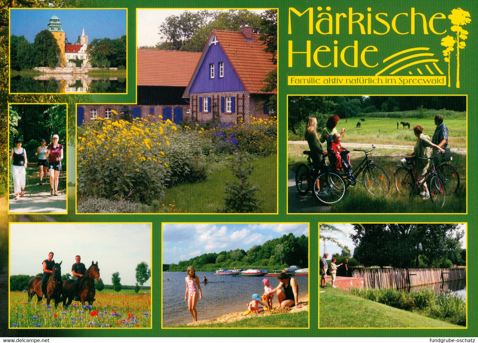 AK Märkische Heide Mit Schloss Groß Leuthen U.a. - Gross Leuthen