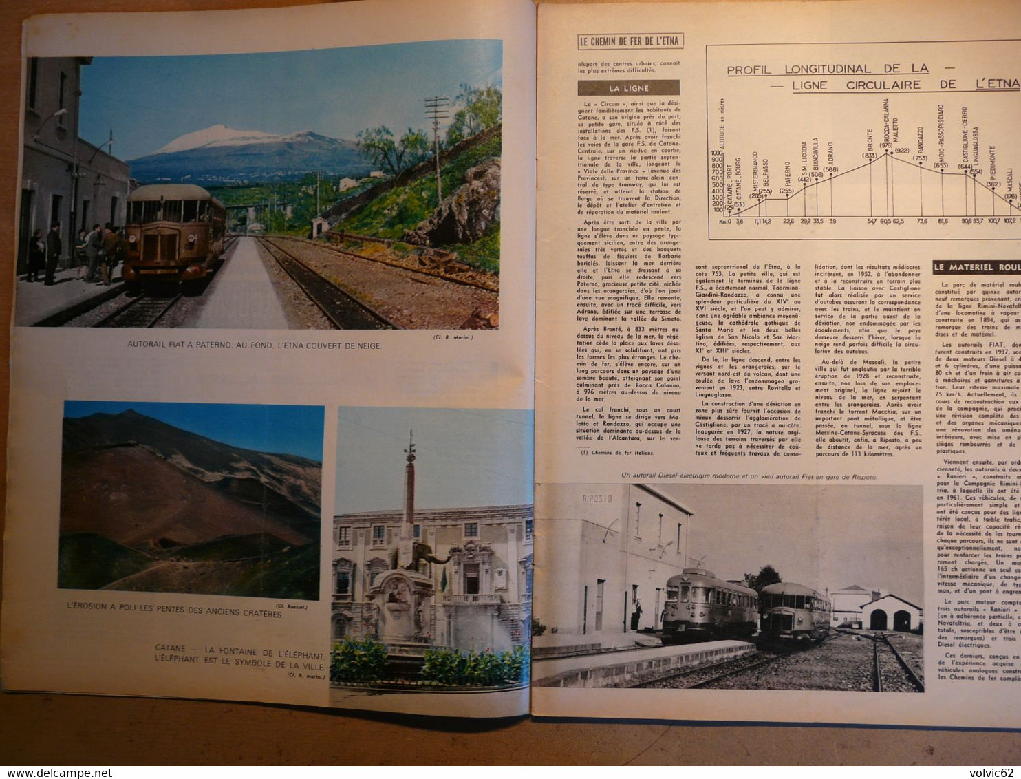 Vie Du Rail 1090 1967 Etna Rocca Calanna Paterno Catane Rispoto Rouen Motteville Twickenham Rugby 5 Nations - Trains