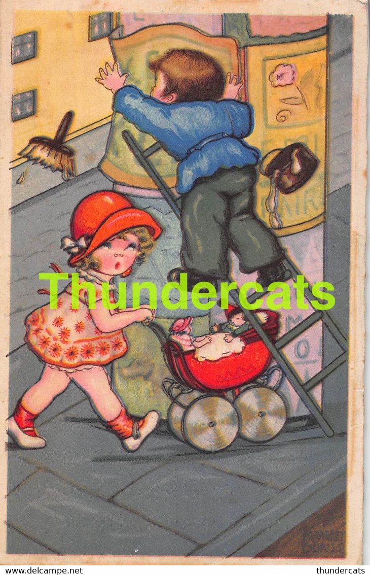 CPA ILLUSTRATEUR ENFANT MARGRET BORISS ARTIST SIGNED CHILDREN - Boriss, Margret