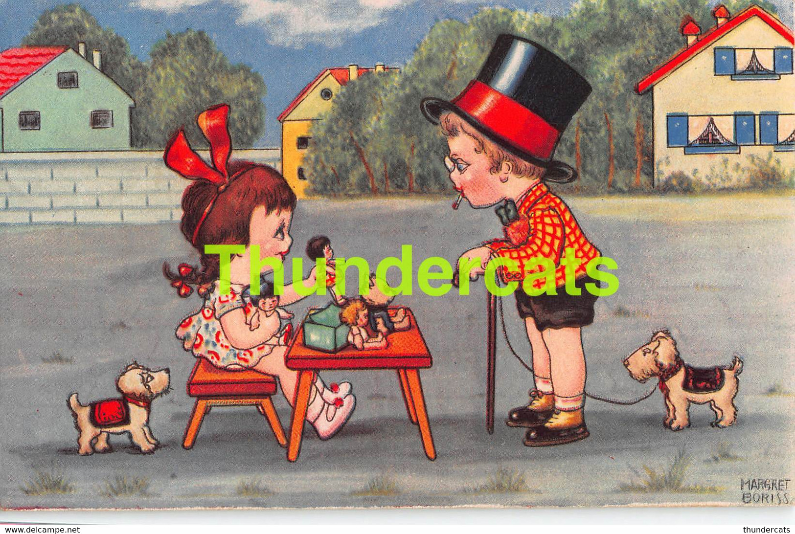 CPA ILLUSTRATEUR ENFANT MARGRET BORISS ARTIST SIGNED CHILDREN - Boriss, Margret