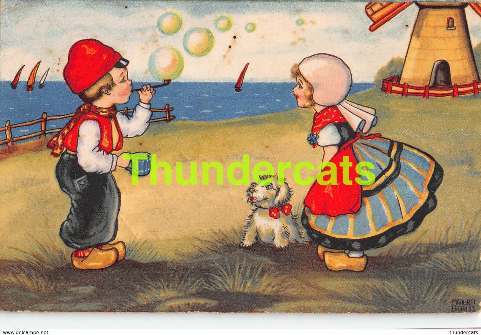 CPA ILLUSTRATEUR ENFANT MARGRET BORISS ARTIST SIGNED CHILDREN - Boriss, Margret