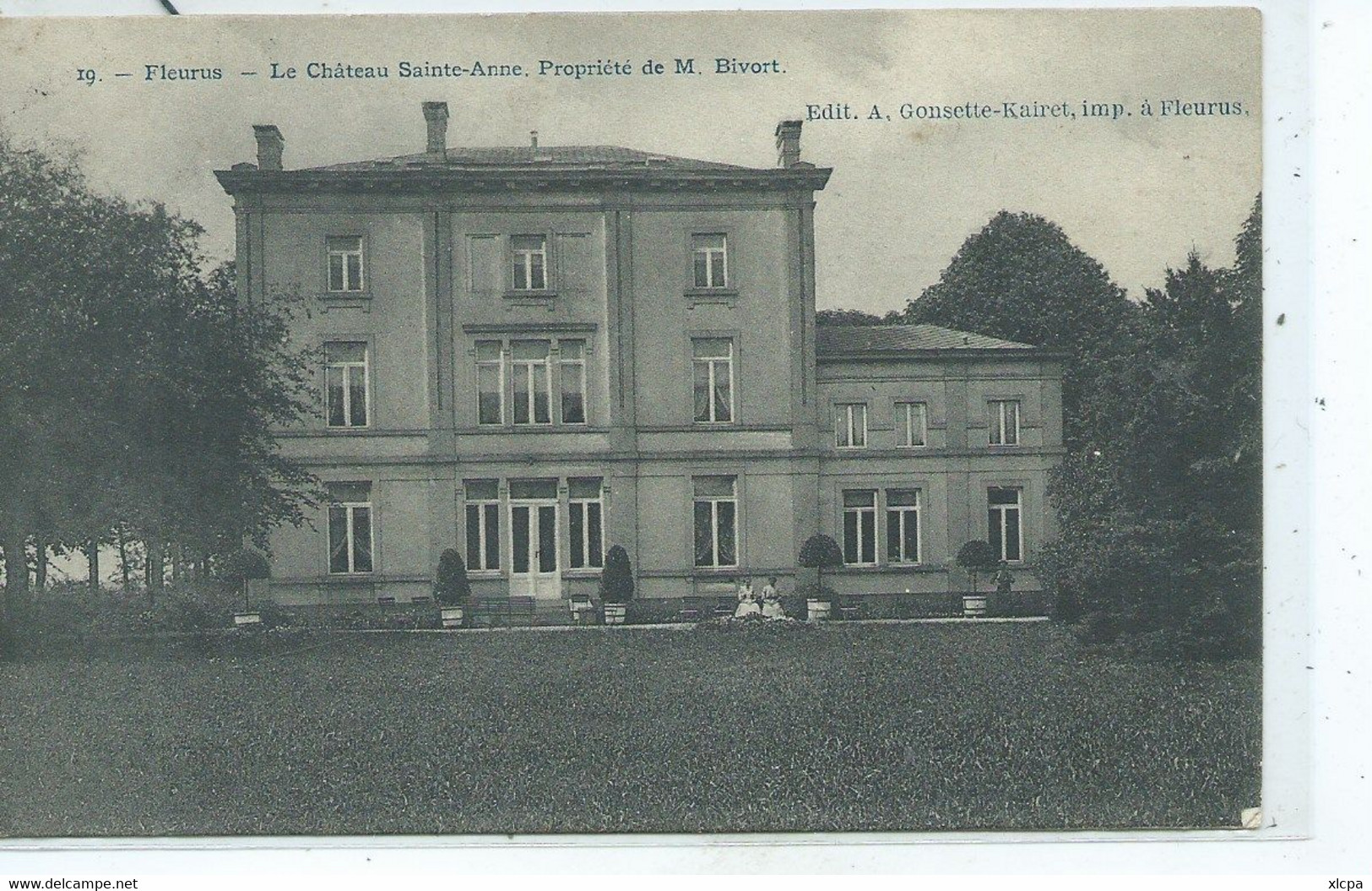 Fleurus Château Sainte Anne Propriété Bivort - Fleurus
