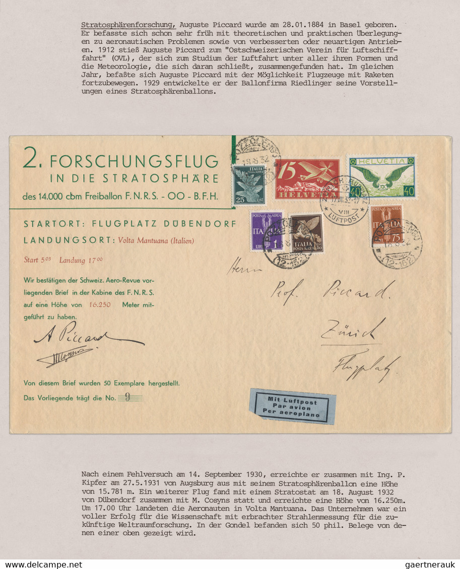 Thematik: Astrophilatelie / Astrophilately: Unique SPACE COLLECTION consisting of the two highest ra