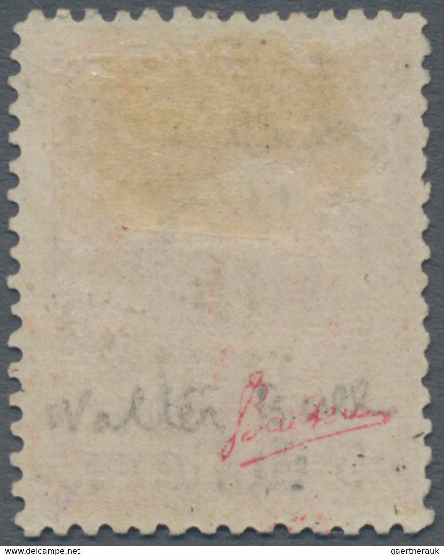 China: 1897 Red Revenue $5 On 3c Large Fig., Fine Unused, Centering A Bit To The Left Otherwise Fine - 1912-1949 République