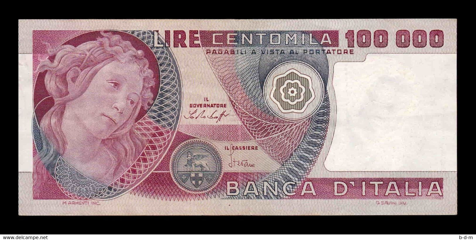 Italia Italy 100000 Lire 1978 Pick 108a T. 024 MBC VF - 100000 Lire