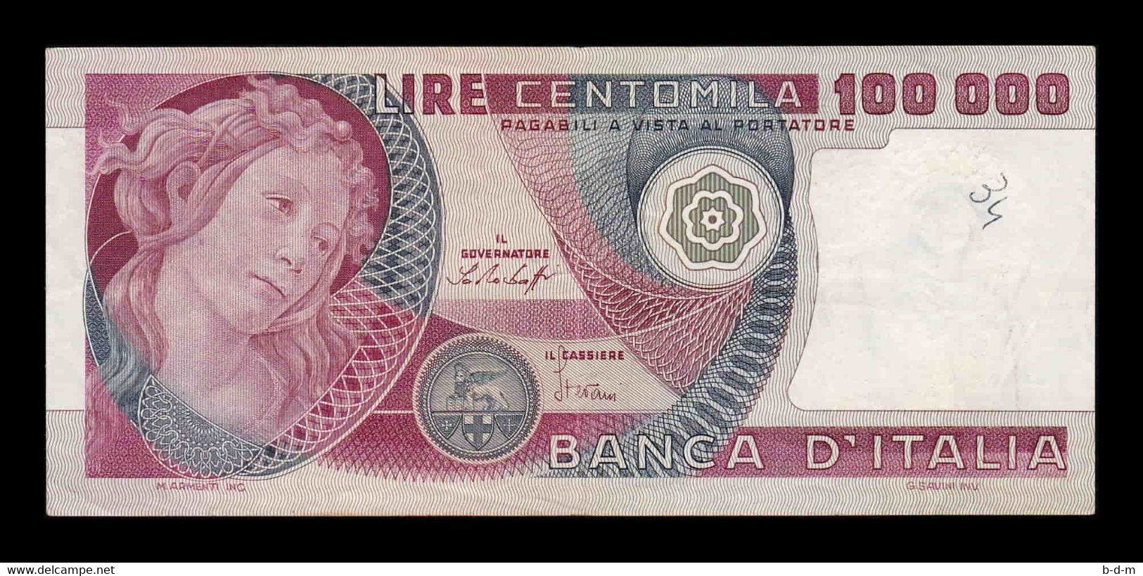 Italia Italy 100000 Lire 1978 Pick 108a T. 140 MBC VF - 100000 Lire