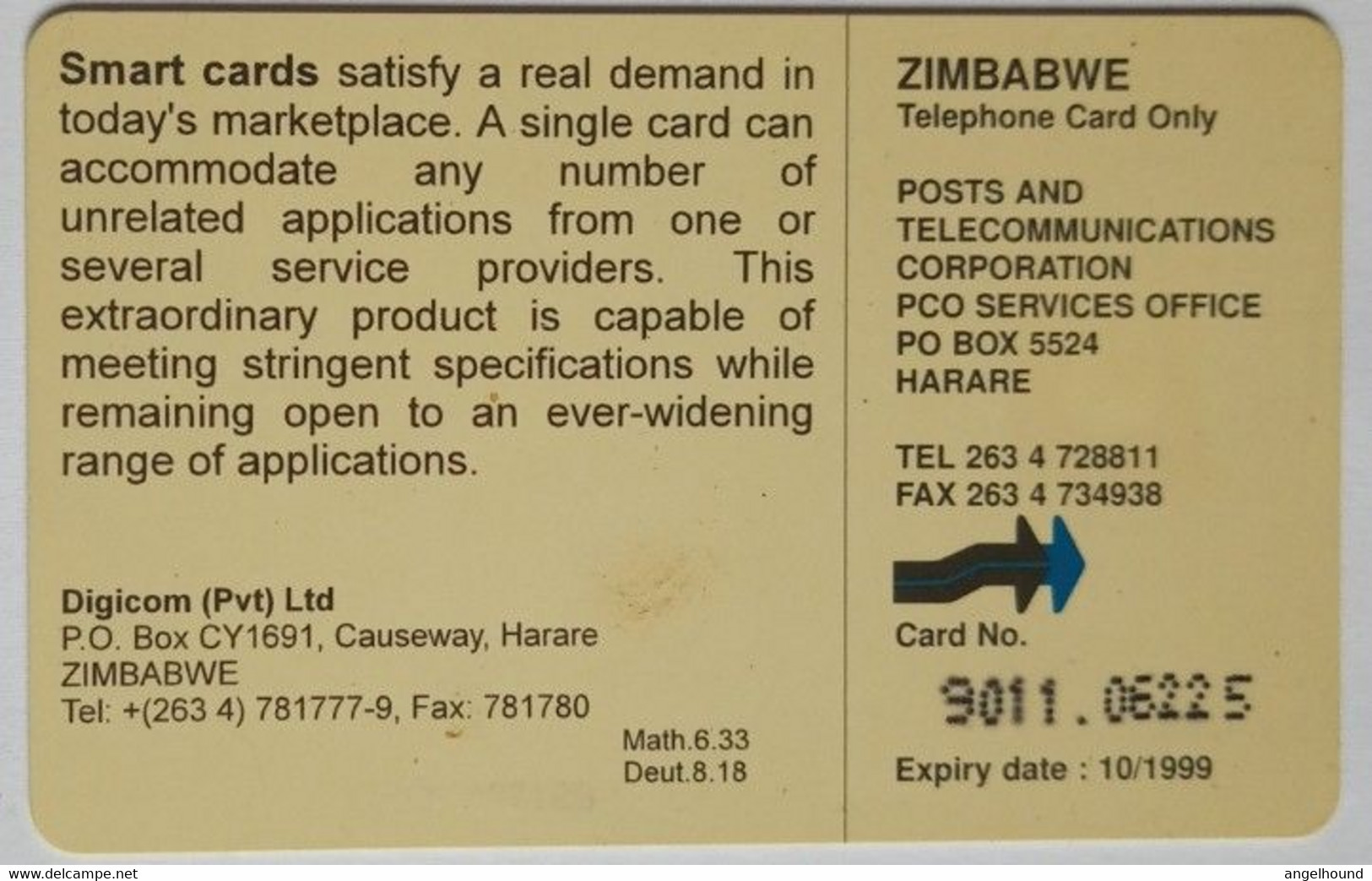 Zimbabwe Digicom $30 - Zimbabwe