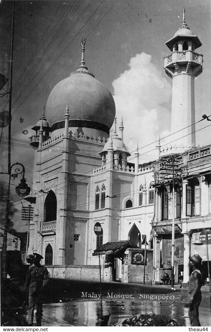 ¤¤  -   SINGAPOUR   -    Carte-Photo   -  Malay Mosque Singapore      -   ¤¤ - Singapour