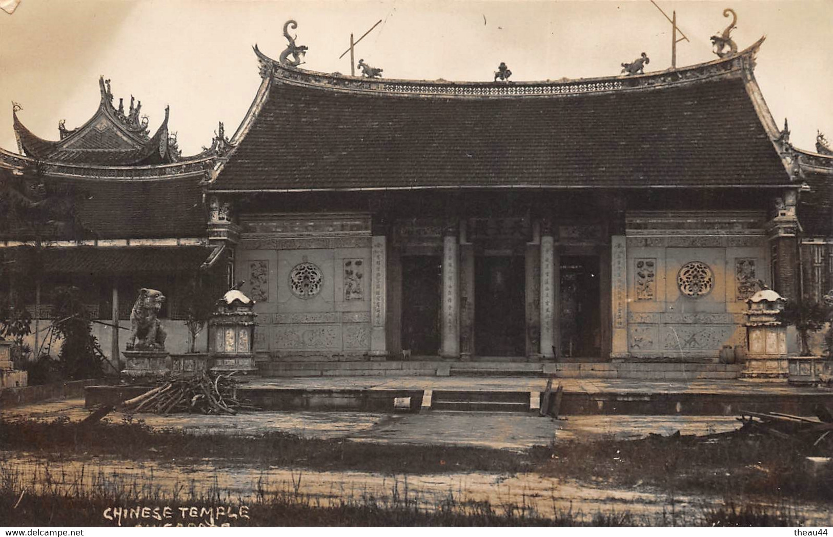 ¤¤  -   SINGAPOUR   -    Carte-Photo   -  Chinese Temple  -  Singapore     -   ¤¤ - Singapur