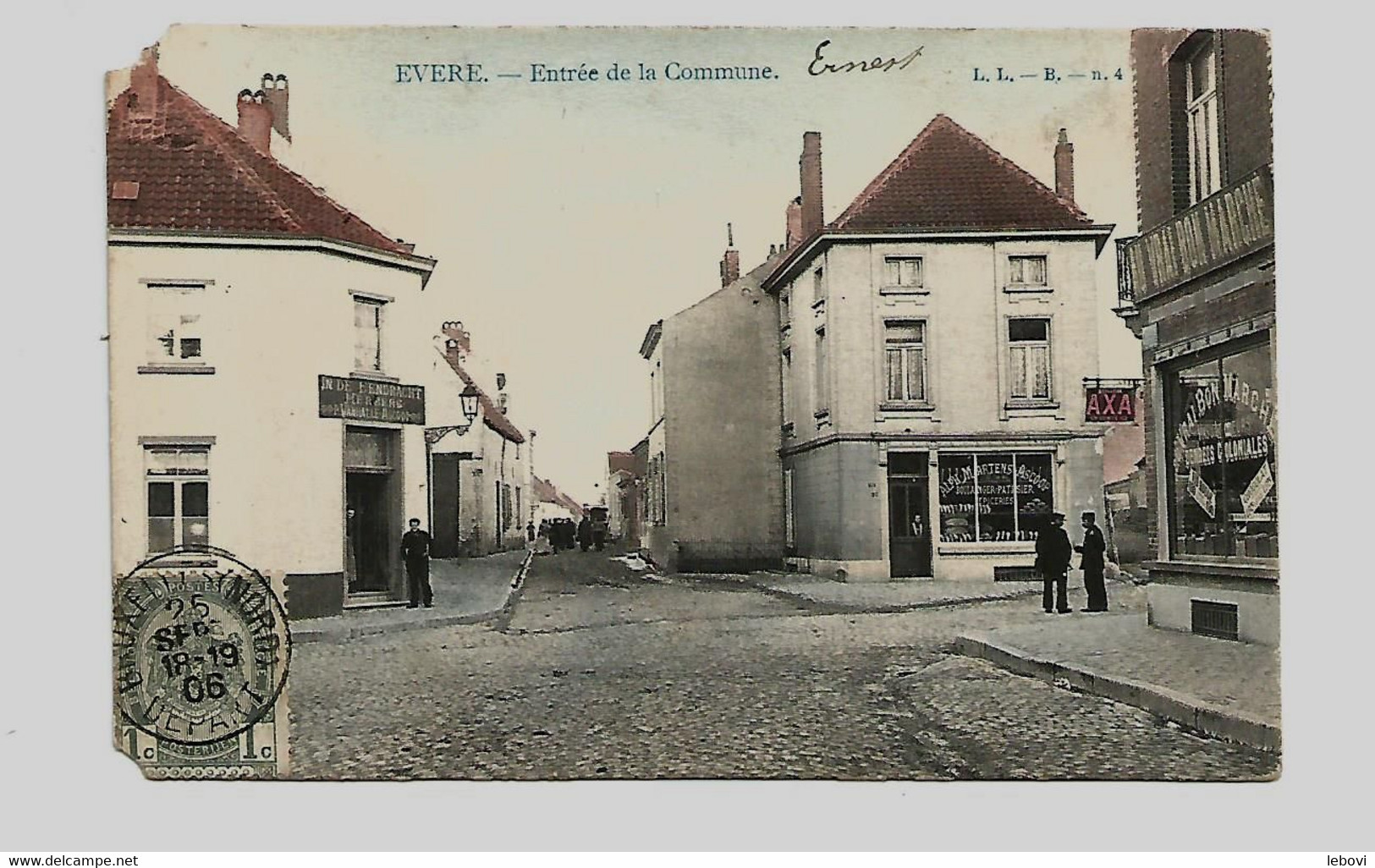 : EVERE « Entrée De La Commune» - Ed. L. L., Bxl (1906) - Evere