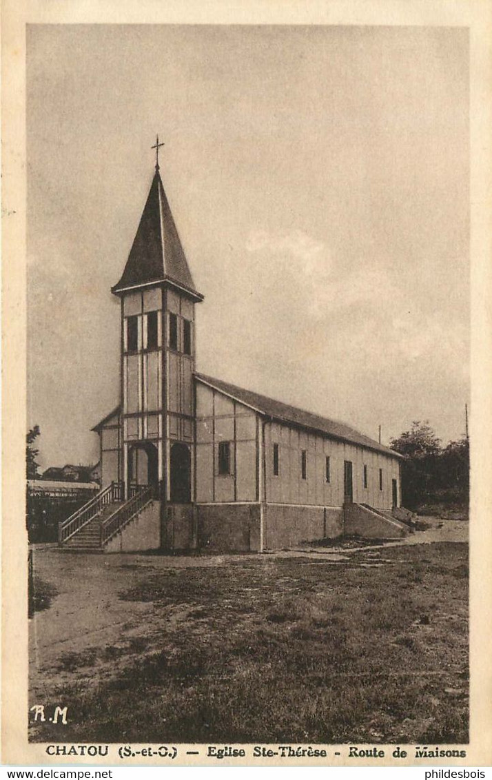 YVELINES  CHATOU  église Sainte Thérese - Chatou