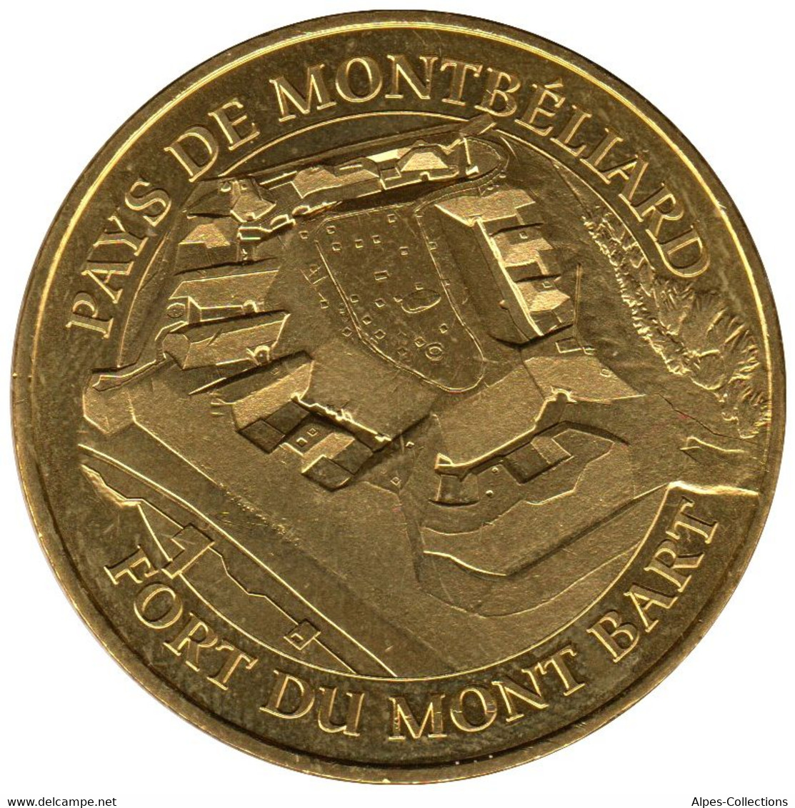 25-2312 - JETON TOURISTIQUE MDP - Pays De Montbéliard Fort Du Mont Bart - 2016.1 - 2016