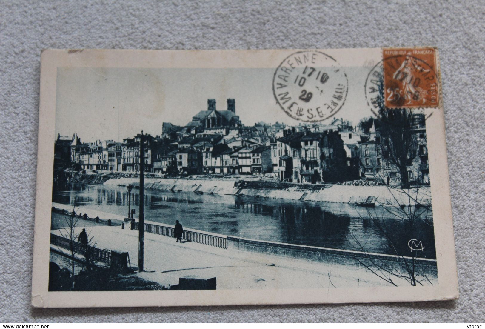 Verdun, Vue Générale Prise Des Bords De La Meuse, Meuse 55 - Verdun