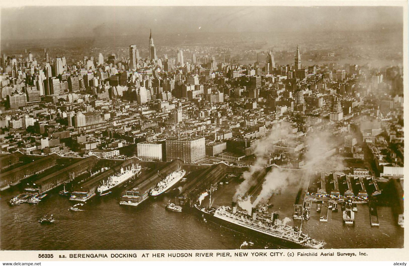 Photo Cpsm NEW-YORK CITY Docking Hudson River - Otros & Sin Clasificación