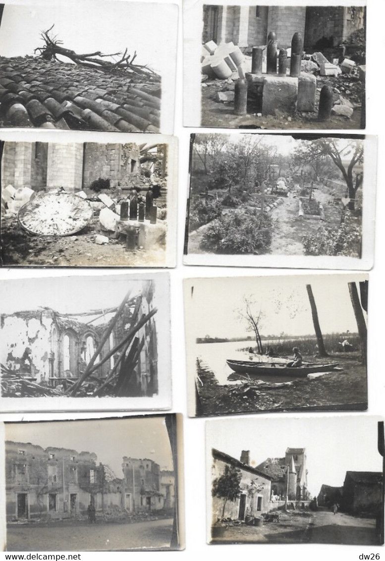 Guerre 1914-1918 - 23 Photos De Xivray Et Etang De Girondelle (Meuse) En Mai-Juin 1915 Avec Annotations - Oorlog, Militair