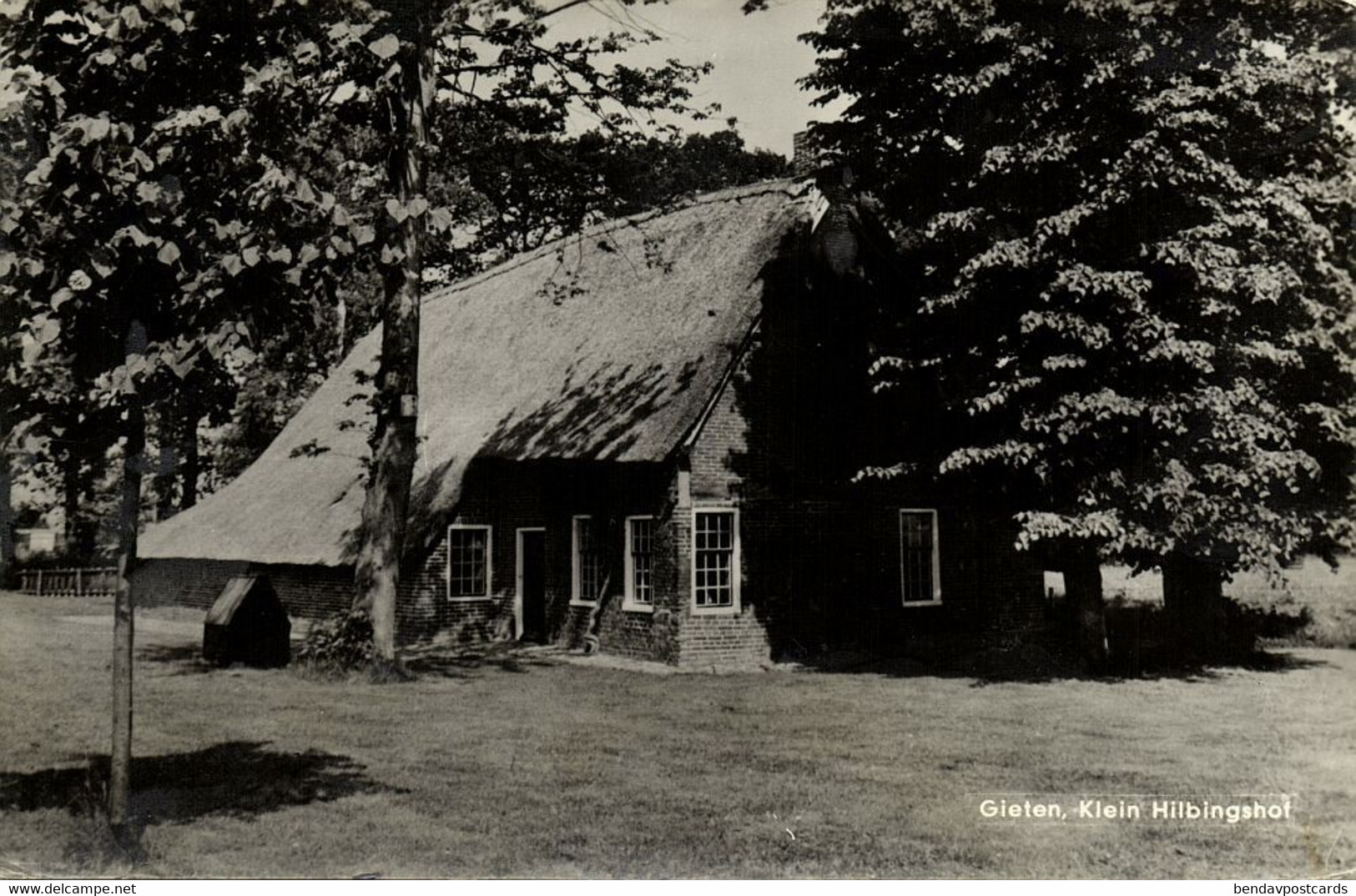 Nederland, GIETEN, Klein Hilbingshof (1950s) Ansichtkaart - Gieten