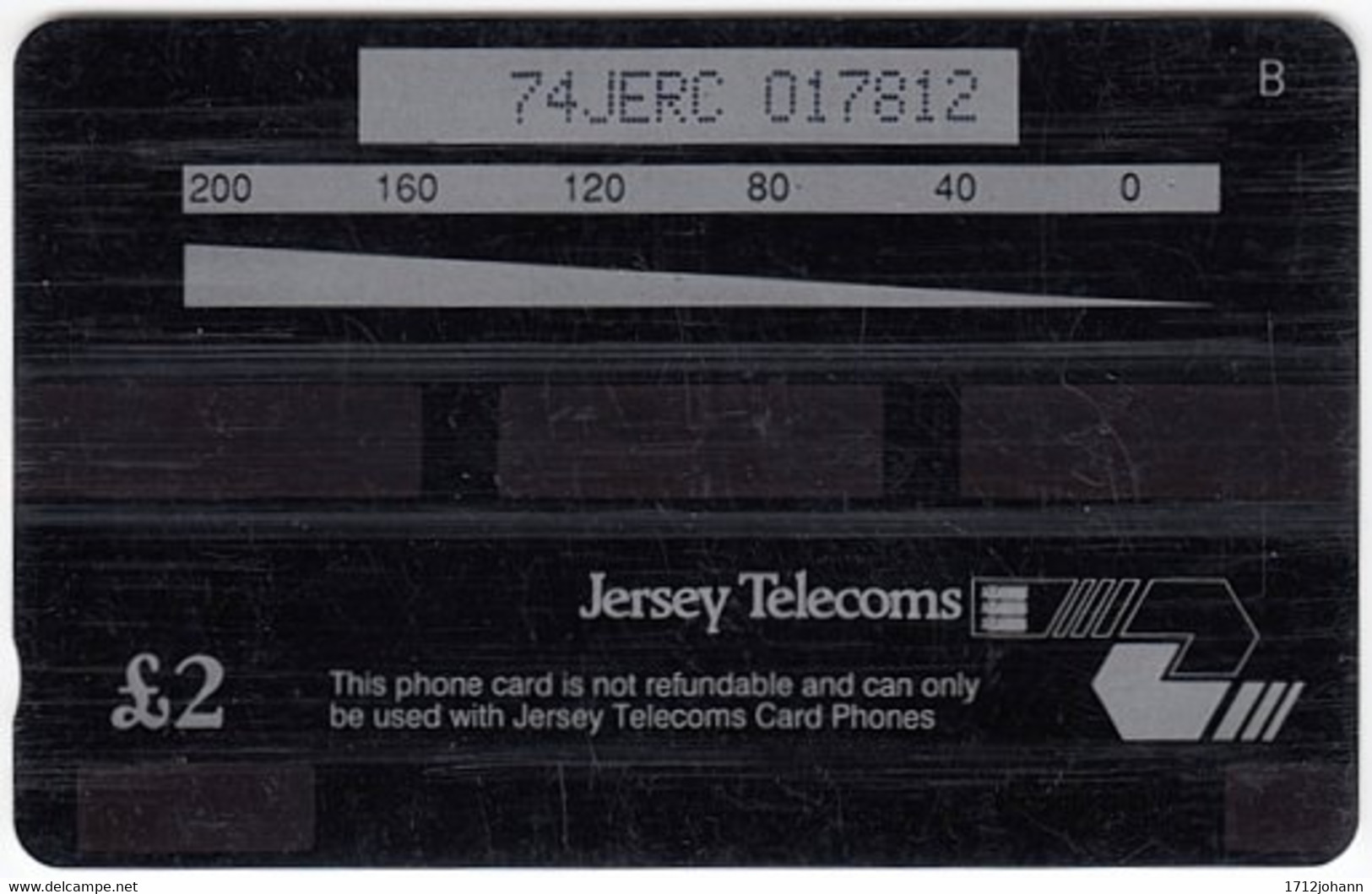 JERSEY A-548 Magnetic Telecom - Animal, Mouse - 74JERC - Used - [ 7] Jersey Und Guernsey