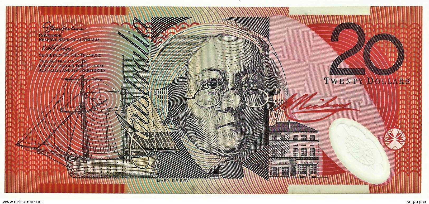 Australia - 20 Dollars - 2005 - Pick 59.c - Serie DH - Polymer - Sign. I. Macfarlane + K. Henry - 2005-... (kunststoffgeldscheine)