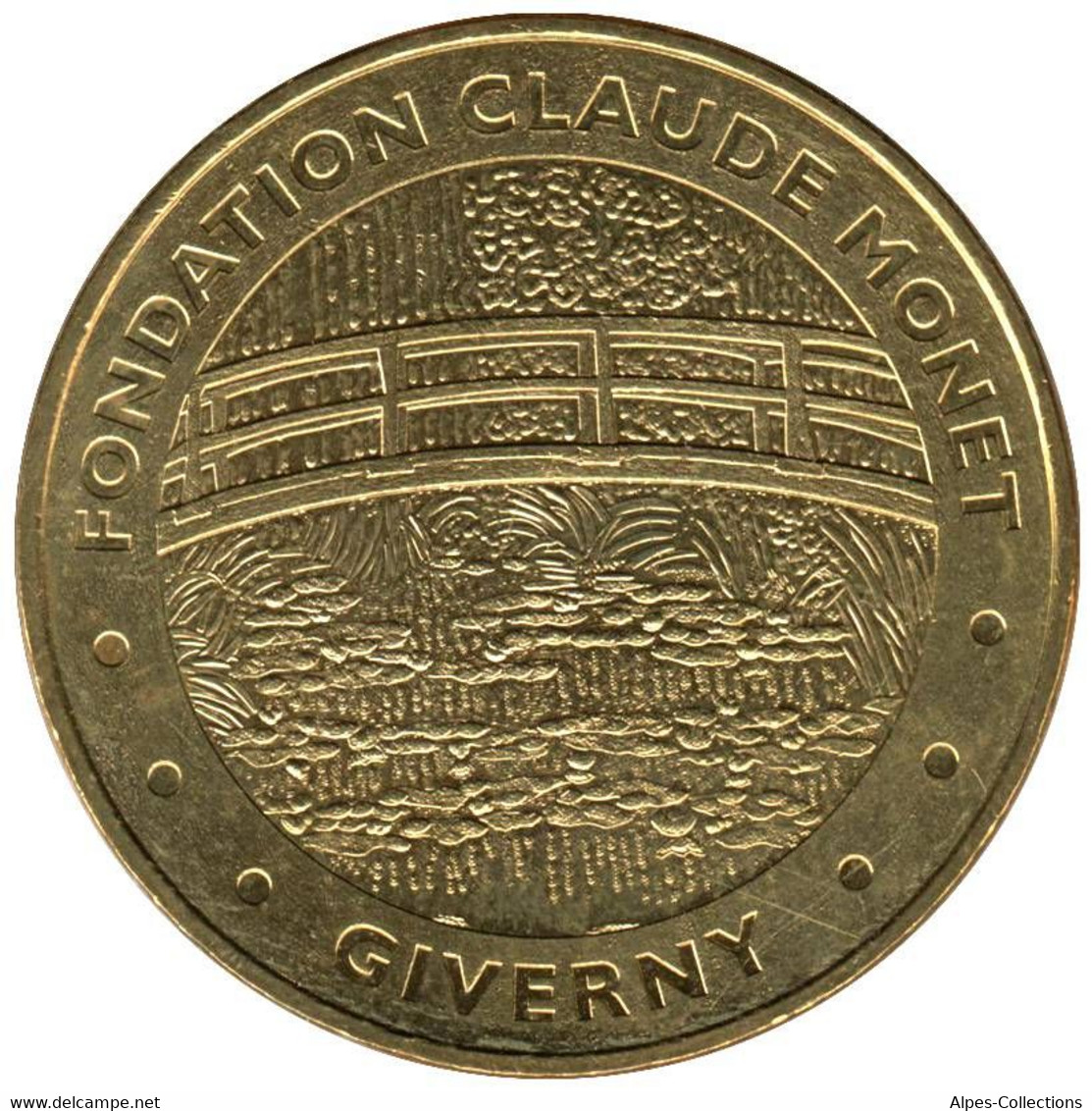 27-1372 - JETON TOURISTIQUE MDP - Giverny - Fondation Claude Monet - 2015.3 - 2015
