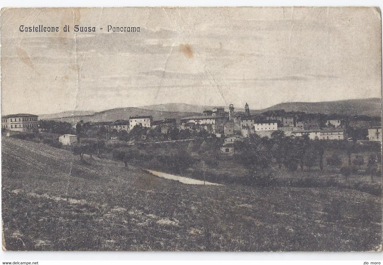 Castelleone Di Suasa (Ancona) Panorama 1919 - - Andere & Zonder Classificatie