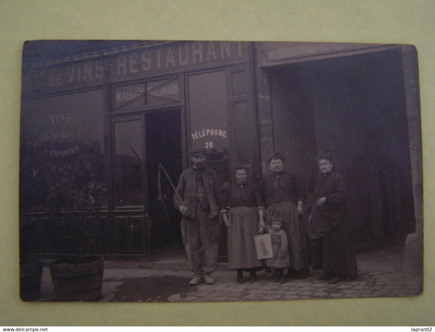 RESTAURANT MOLIMARD. CARTE PHOTO A LOCALISER. - Restaurantes