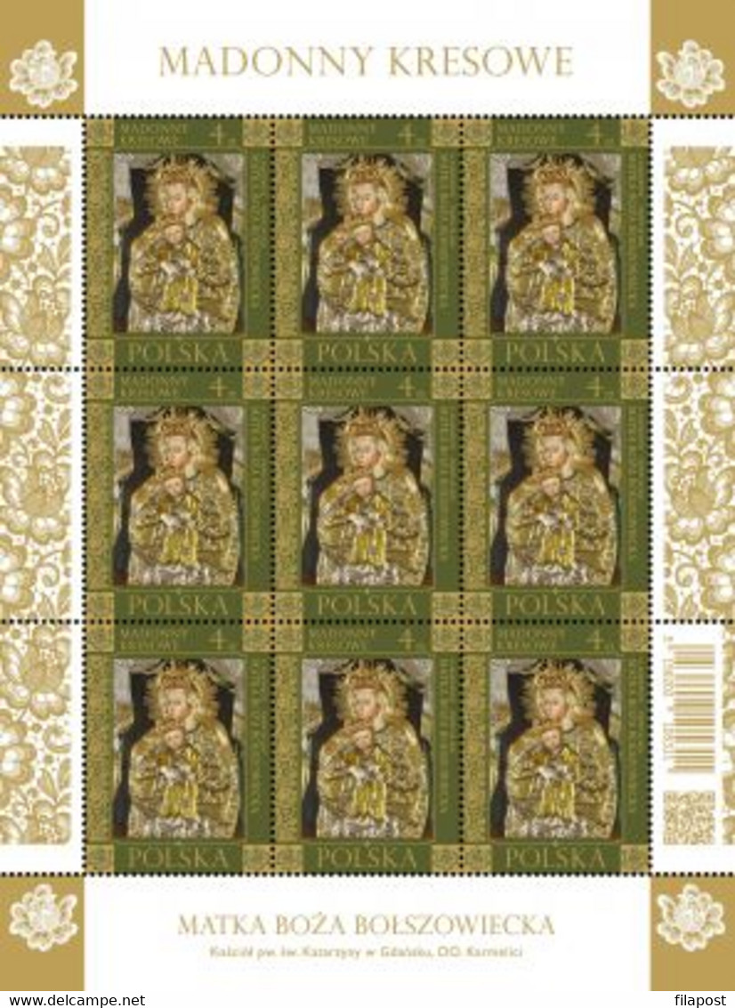 Poland 2021 / Borderland Madonnas, Our Ladies, Jesus, Religion / Full Sheet MNH** New!! - Feuilles Complètes