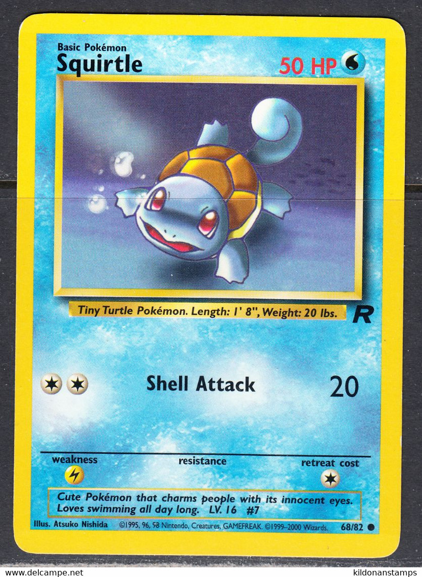 Squirtle 2000 Team Rocket, NM, 68/82 - Other & Unclassified