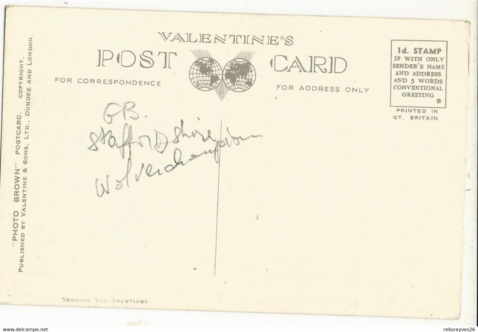 CPA ,R.U , N°R.224566, St.Peters Collegiate Church ,Wolverhampton  Ed. Brown ,Valentine's - Wolverhampton