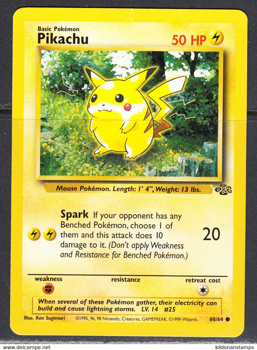 Pikachu 1999 Jungle, NM, 60/64 - Other & Unclassified
