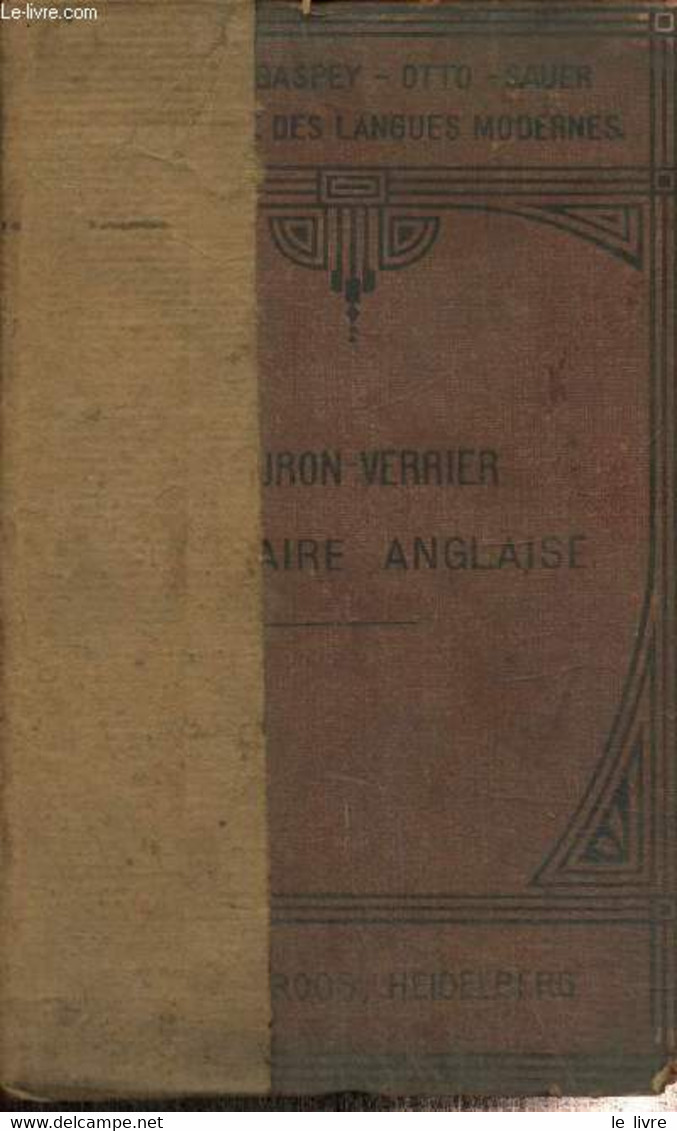 Nouvelle Grammaire Anglaise - Mauron A., Verrier Paul - 1918 - Inglés/Gramática