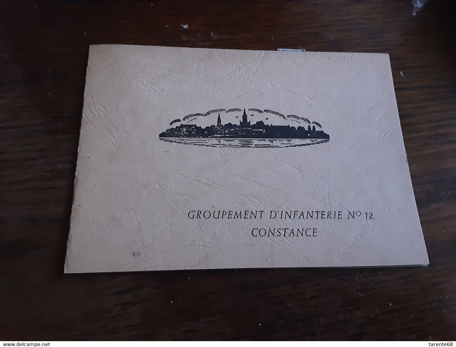 Carte De Vœux Groupement D Infanterie N 12 Constance - Other & Unclassified