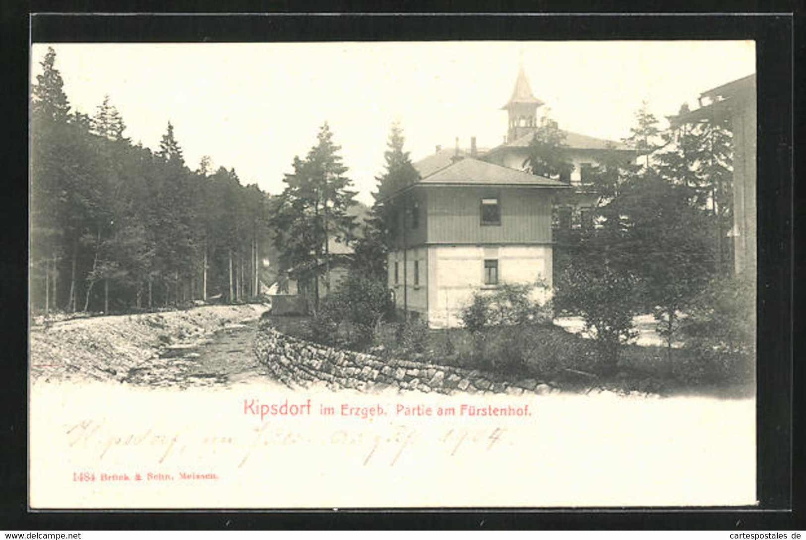 AK Kipsdorf / Erzgeb., Partie Am Fürstenhof - Kipsdorf