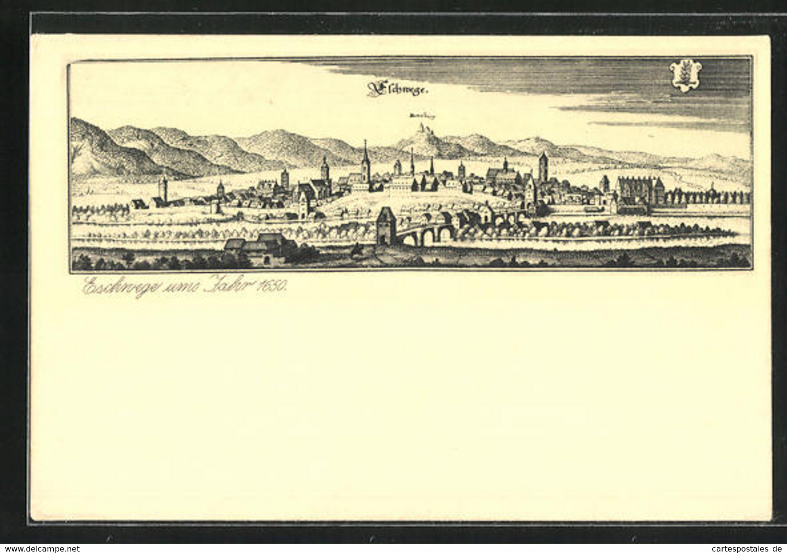 AK Eschwege, Ortsansicht Ums Jahr 1650 - Eschwege