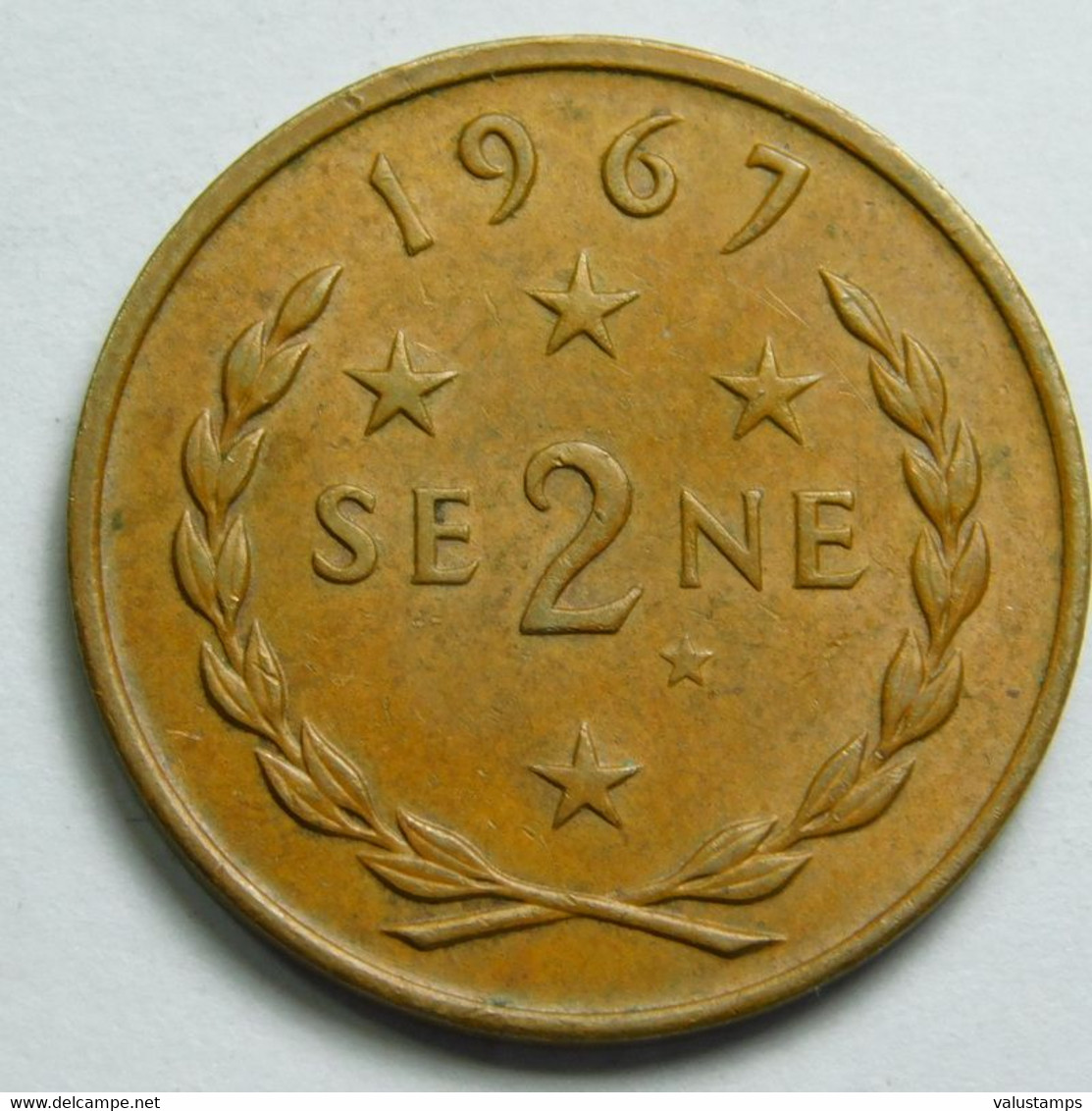 1967 Island Of Samoa  2 Sene  Uncirculated    56-552 - Samoa