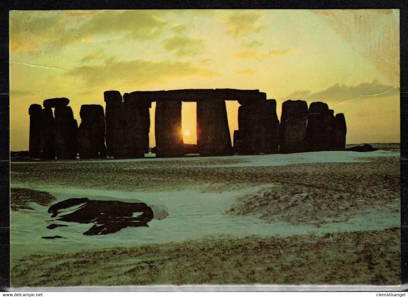 289c * STONEHENGE * WINTER SUNSET **!! - Stonehenge