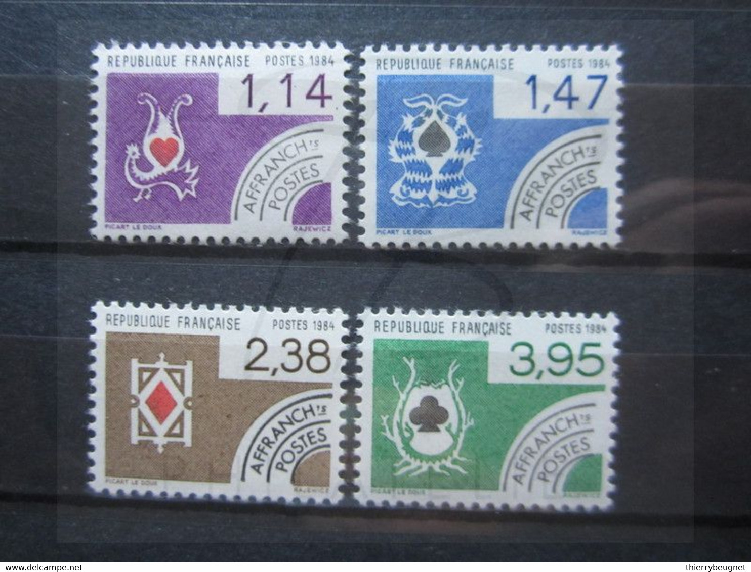 VEND BEAUX TIMBRES PREOBLITERES DE FRANCE N° 182 - 185 , XX !!! (q) - 1964-1988