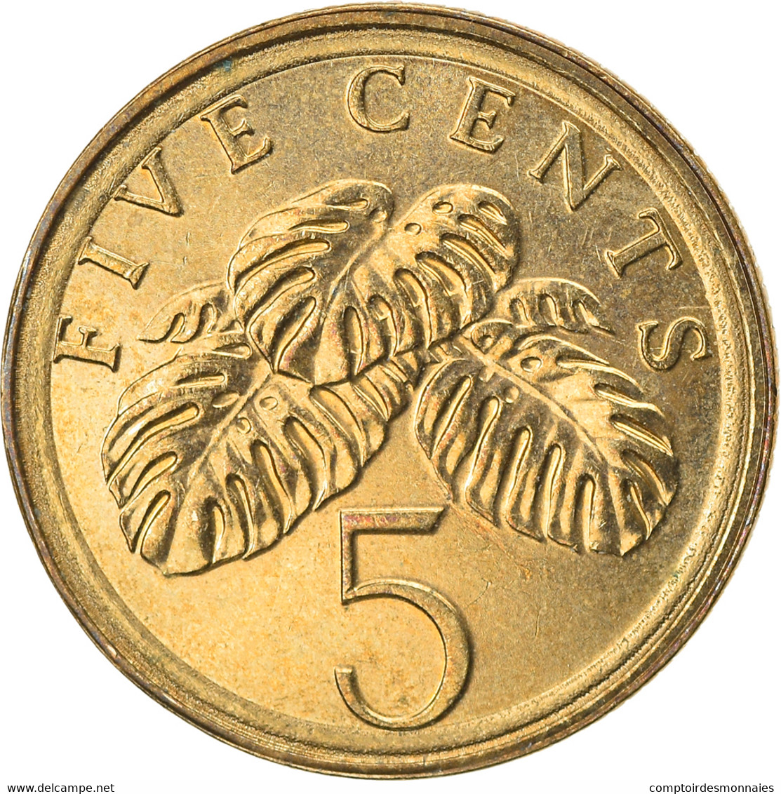 Monnaie, Singapour, 5 Cents, 2007, Singapore Mint, TTB, Aluminum-Bronze, KM:99 - Singapore