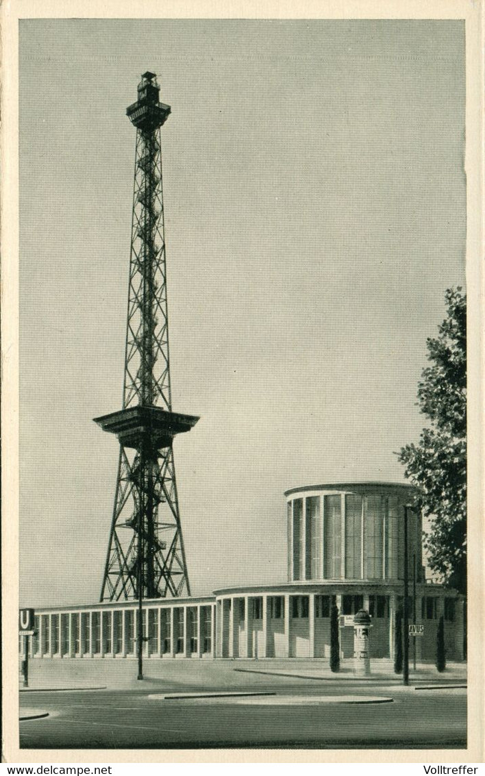 AK Berlin Funkturm Und Ausstellungshalle - Wilmersdorf