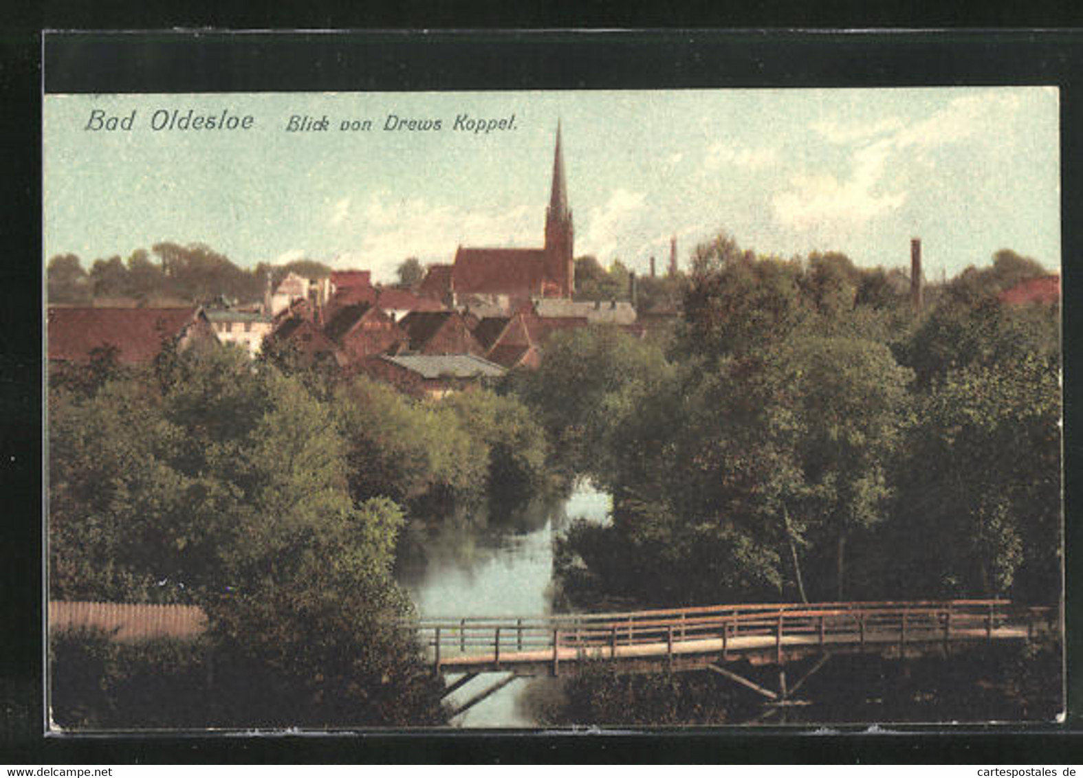 AK Bad Oldesloe, Blick Von Drews Koppel - Bad Oldesloe