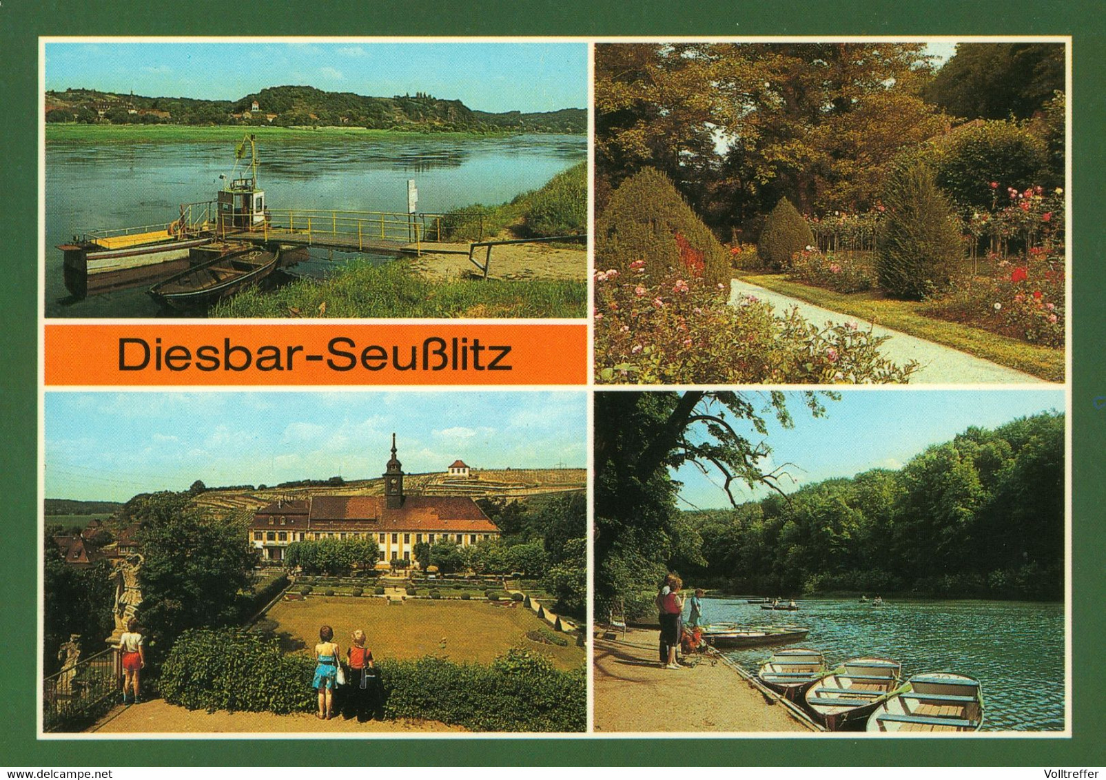 Mehrbild AK Diesbar Seußlitz Elbe Um 1986 - Diesbar-Seusslitz