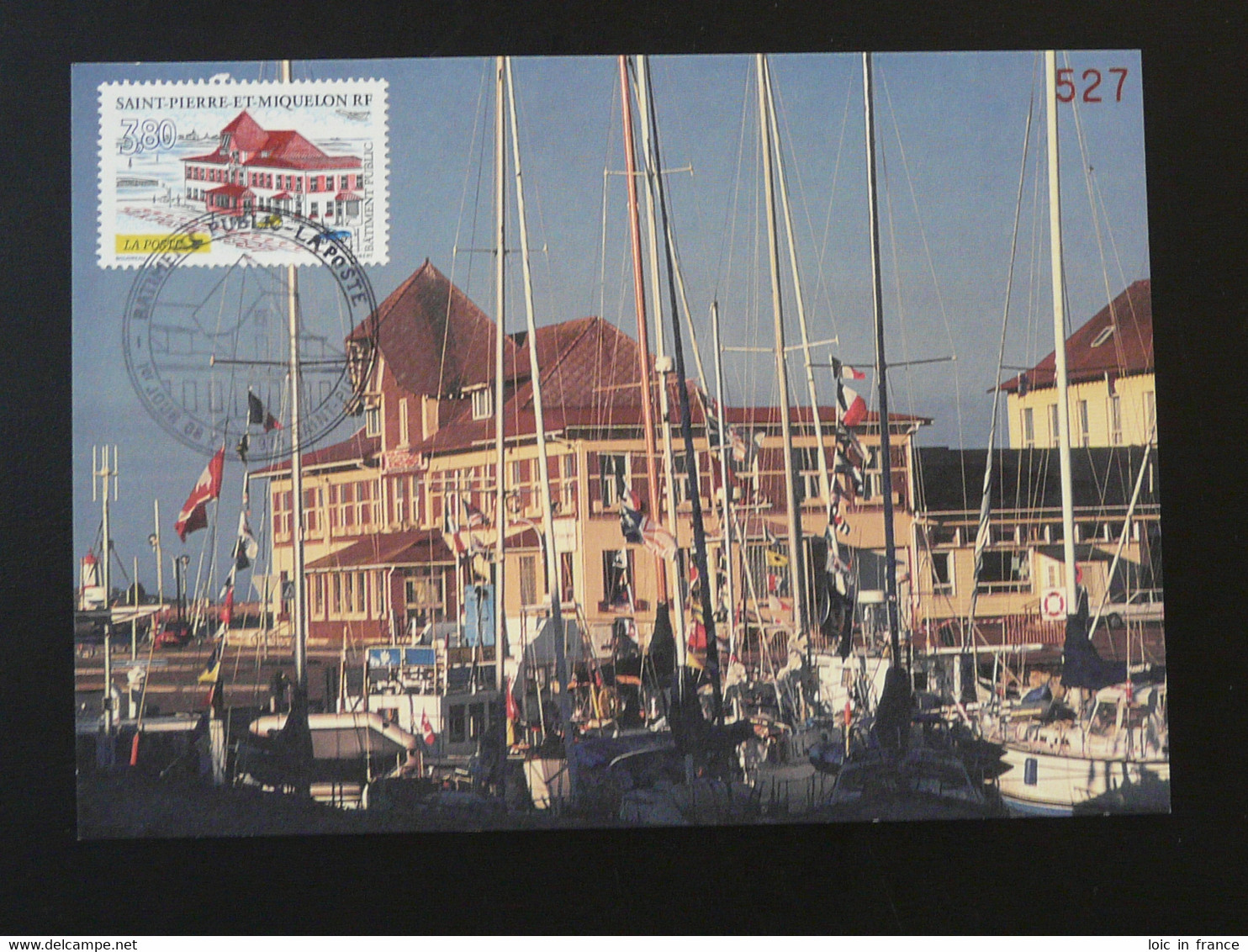 Carte Maximum Card Bureau De Poste Saint-Pierre Et Miquelon 1997 - Cartes-maximum