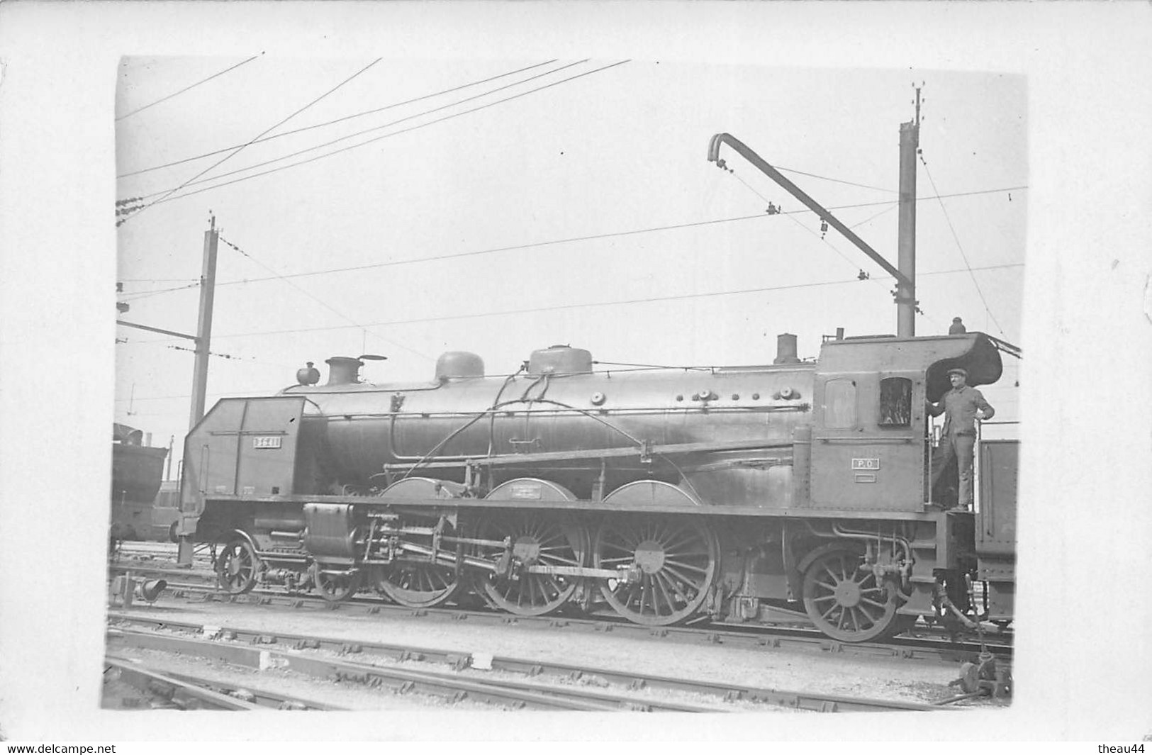 ¤¤  -  Carte-Photo D'une Locomotive Du PO N° 3641  -  Cheminot   -  Train , Chemin De Fer     -  ¤¤ - Treni