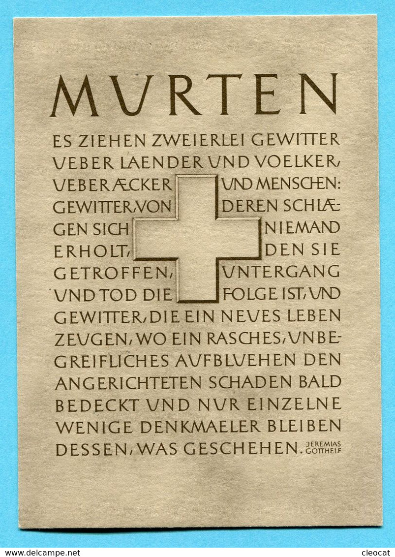 Murten - Abschluss Der 500 Jahrfeiern - Schlacht Bei Grandson 2.3.76 Und Schlacht Bei Murten 22.6.76 - Murten