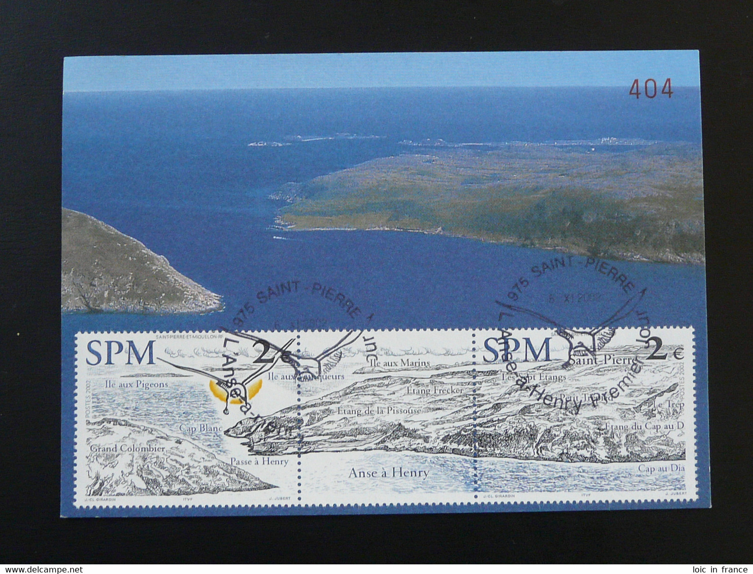 Carte Maximum Card Anse à Henry Saint-Pierre Et Miquelon 2002 - Cartes-maximum