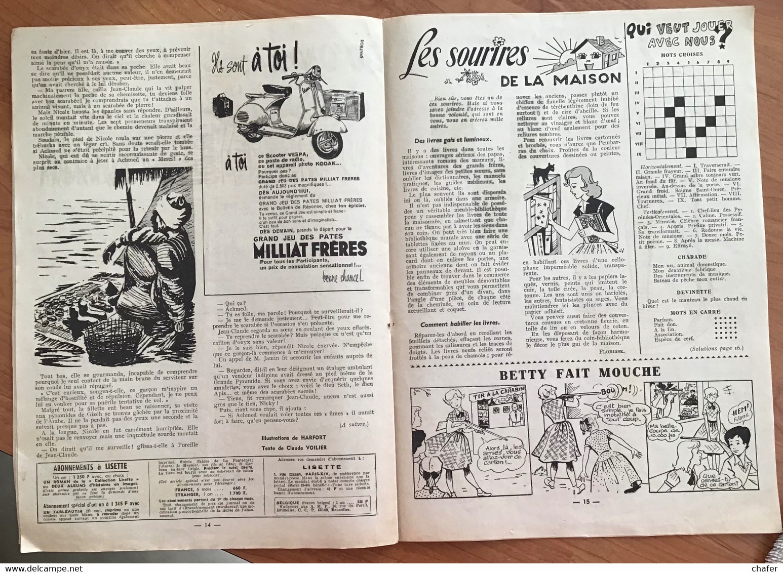 Lisette - La Langouste D’or - N° 3   19 Janvier 1958 - Lisette
