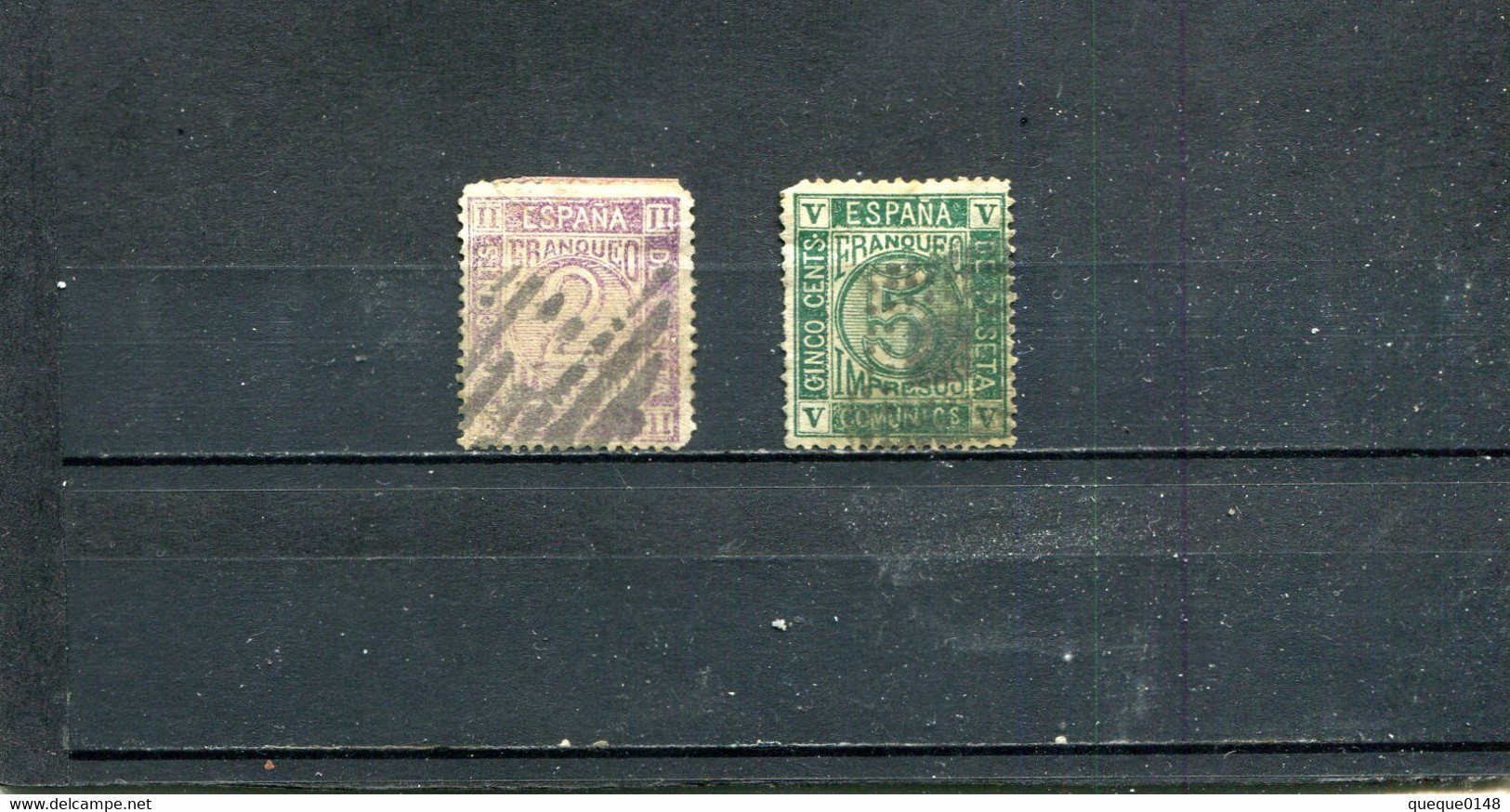 Espagne 1872 Yt 115-116 - Used Stamps