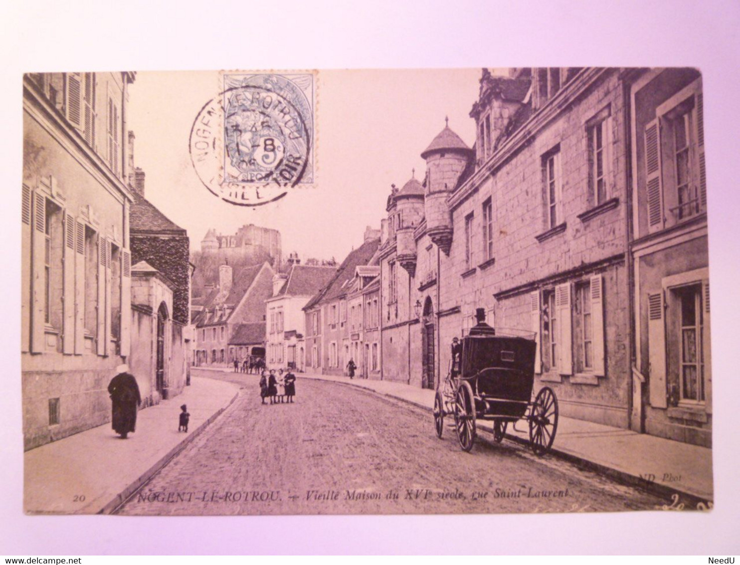 GP 2021 - 148  NOGENT-le-ROTROU  (Eure-et-Loir)  :  Vieille Maison Du XVIè Siècle Rue Saint-Laurent   XXX - Nogent Le Rotrou