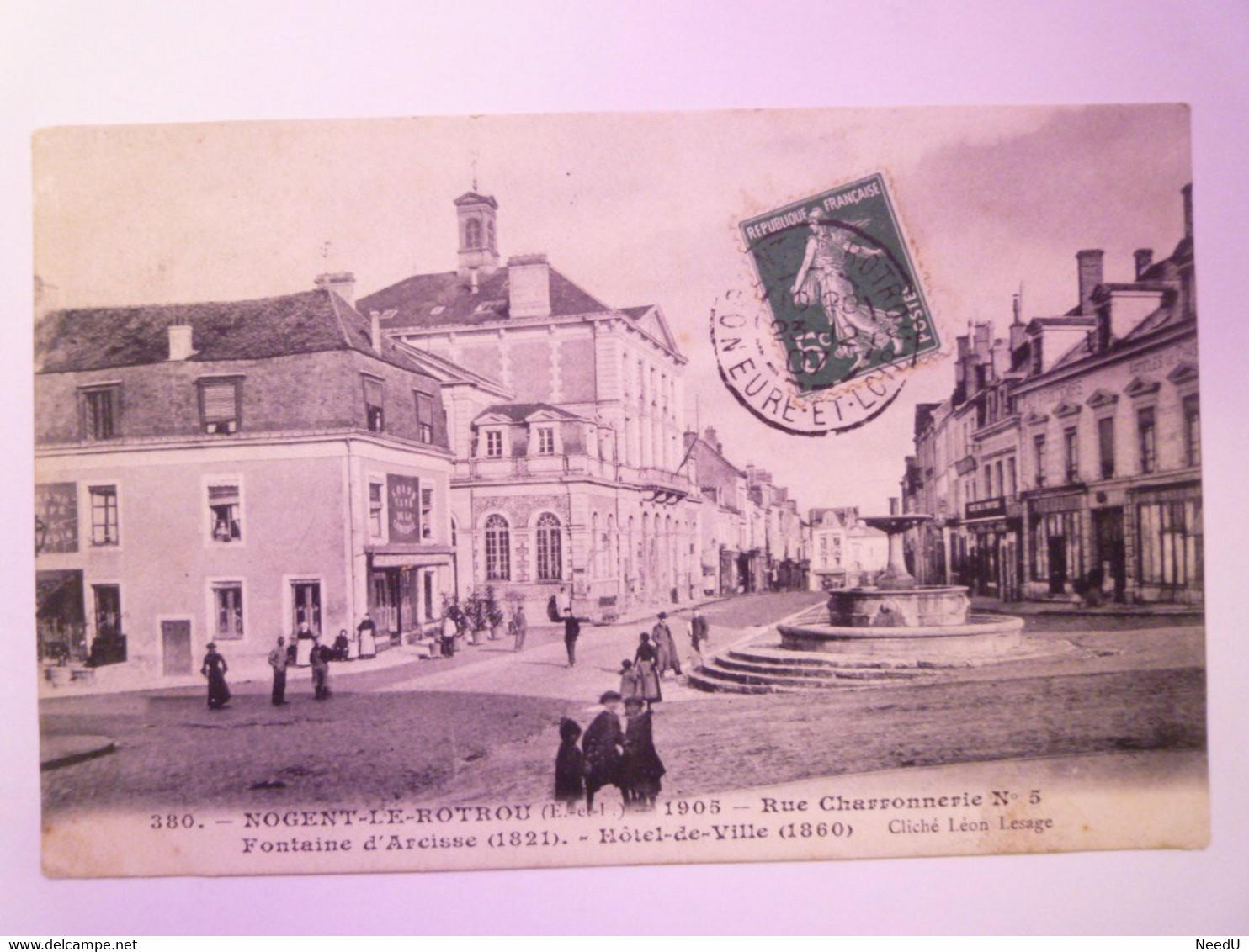 GP 2021 - 149  NOGENT-le-ROTROU  (Eure-et-Loir)  :  Rue Charronnerie N°5  (1907)   XXX - Nogent Le Rotrou